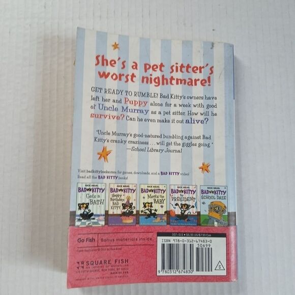 Bad Kitty VS Uncle Murray Graphic Novel Nick Bruel 2010 - Picture 2 of 13